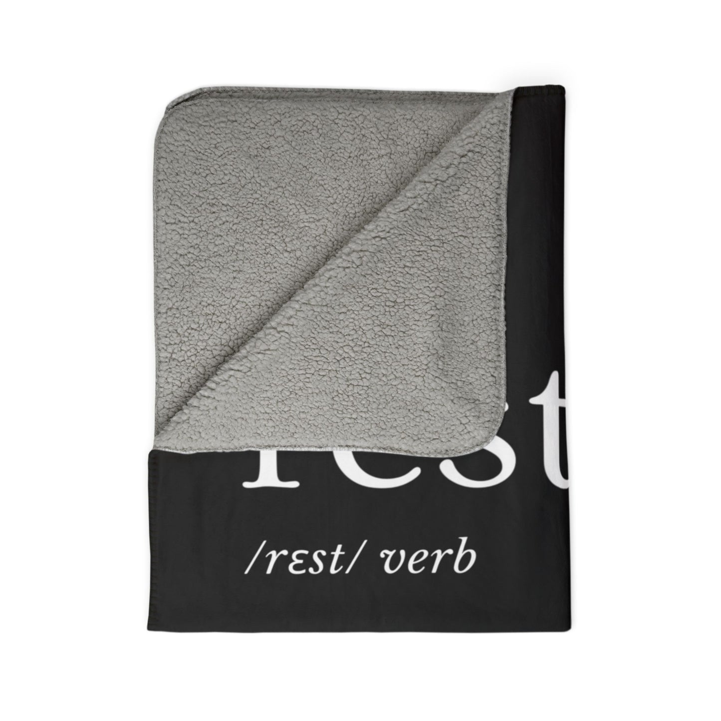 Take a Rest Fleece Sherpa Blanket