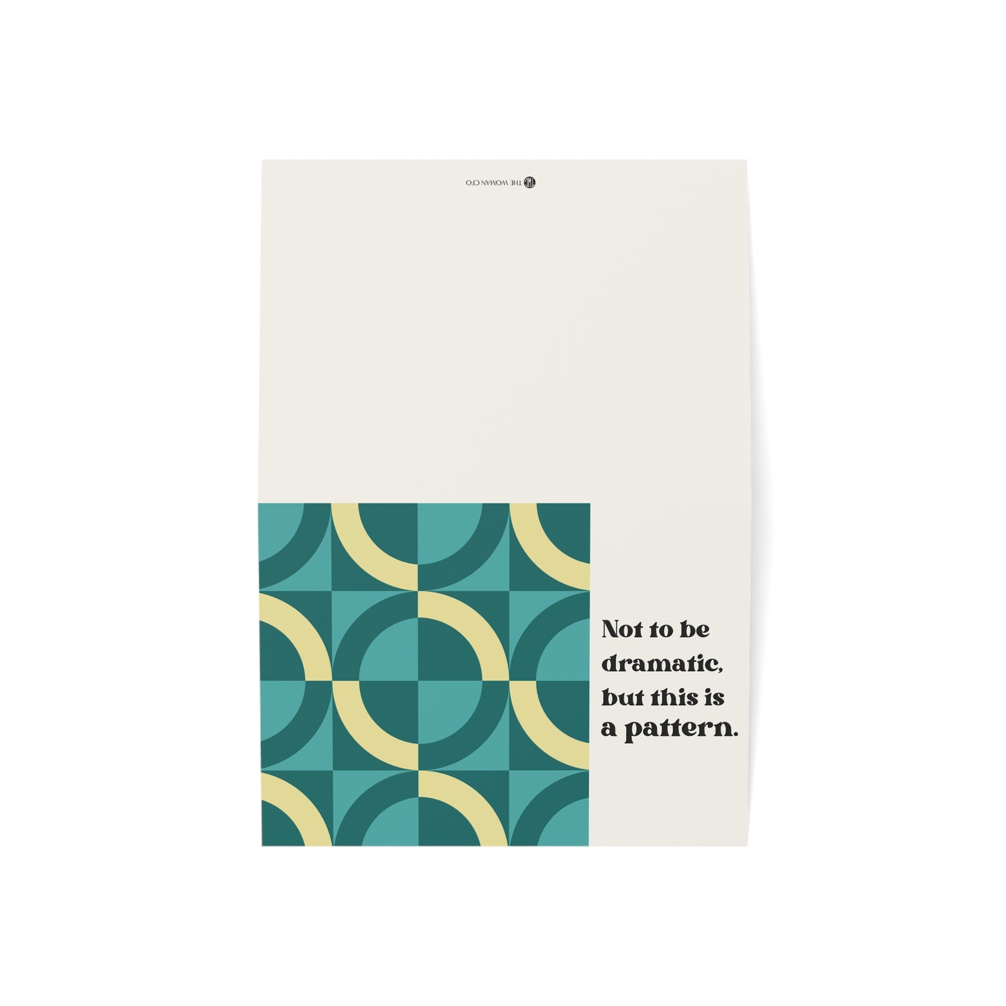 This is a Pattern Greeting Card