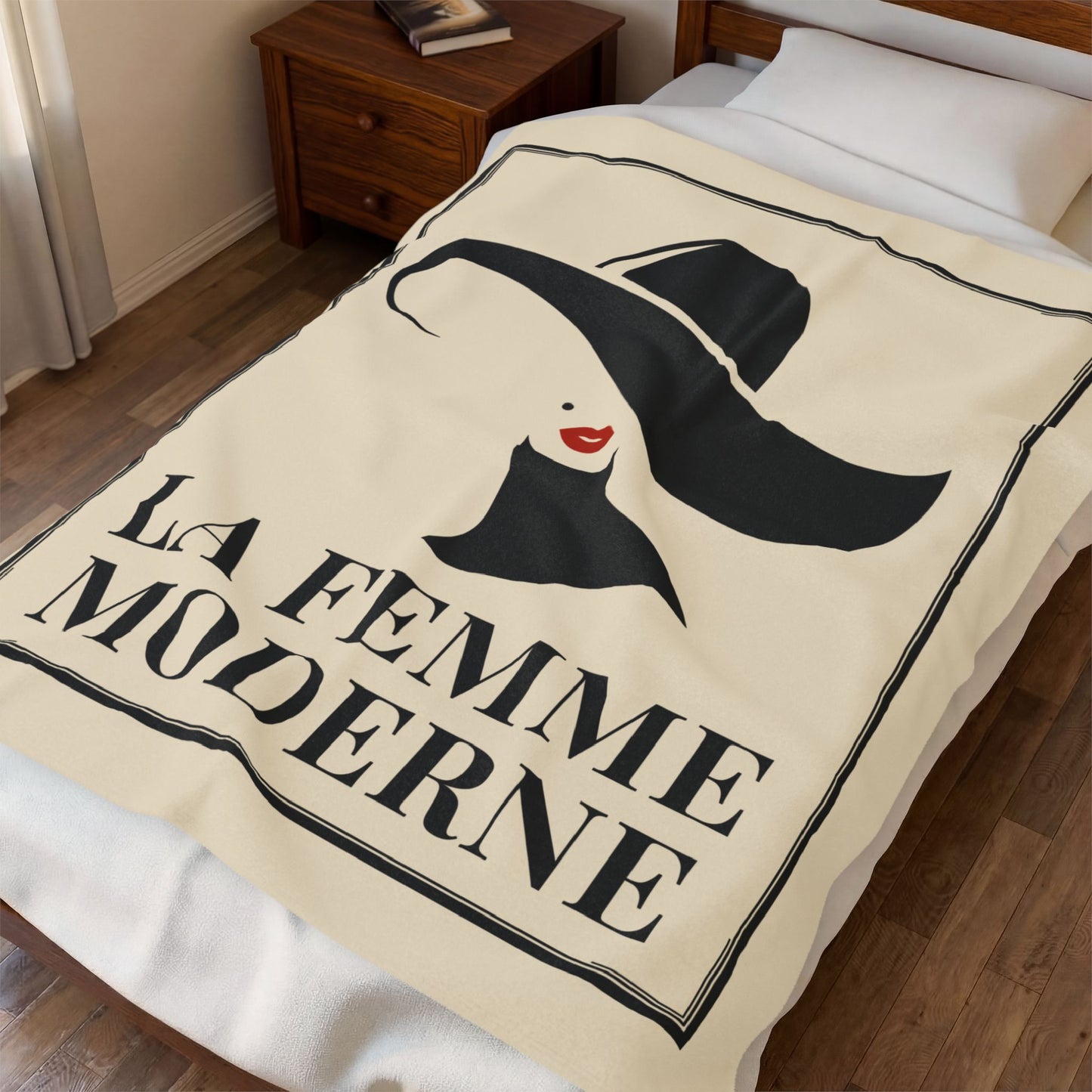 La Femme Moderne Velveteen Blanket