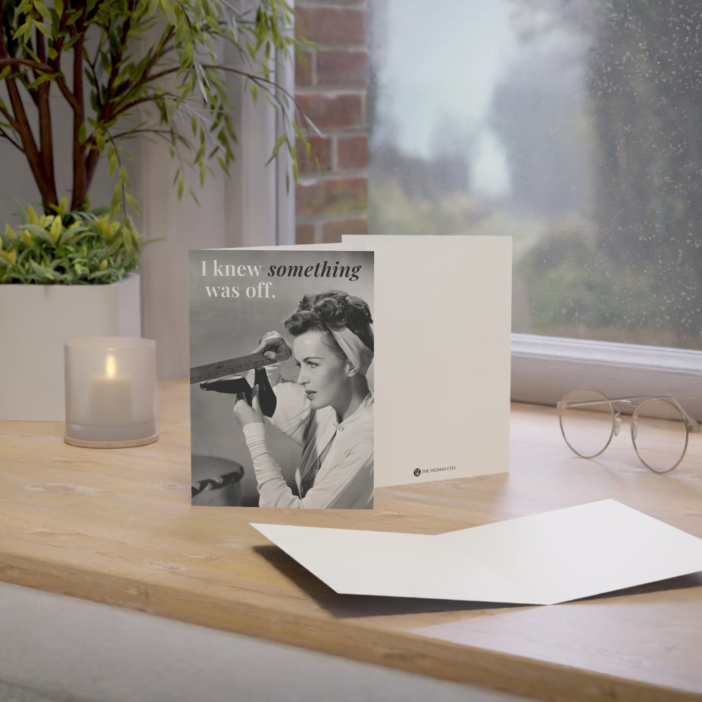 I Knew Something Was Off Greeting Card