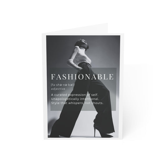 Fashionable Greeting Card