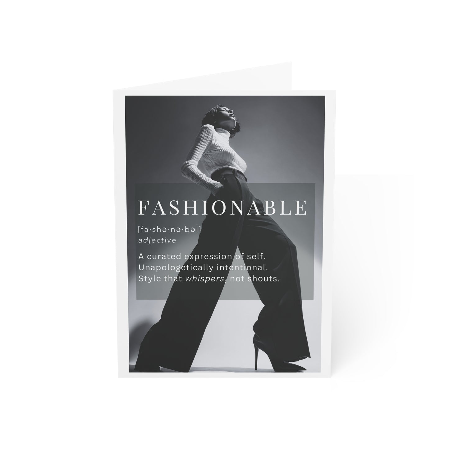 Fashionable Greeting Card