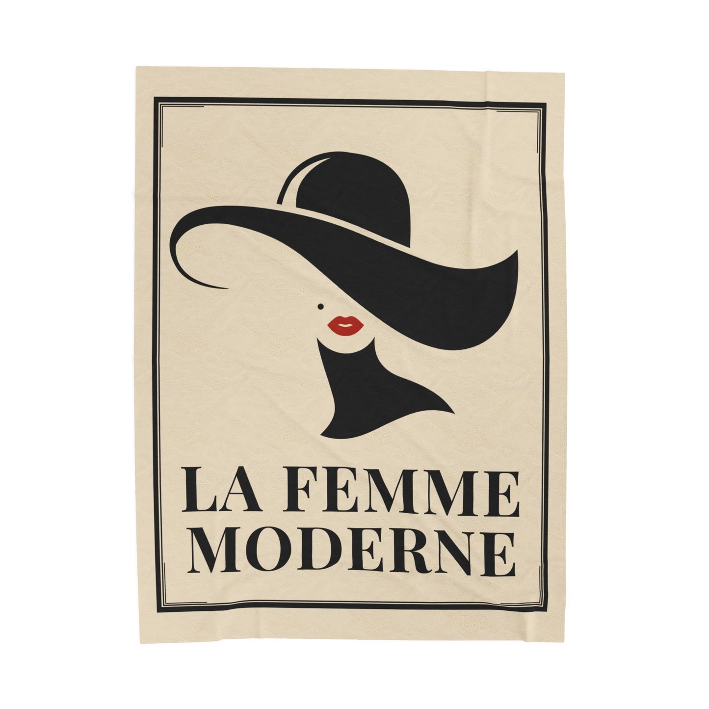 La Femme Moderne Velveteen Blanket