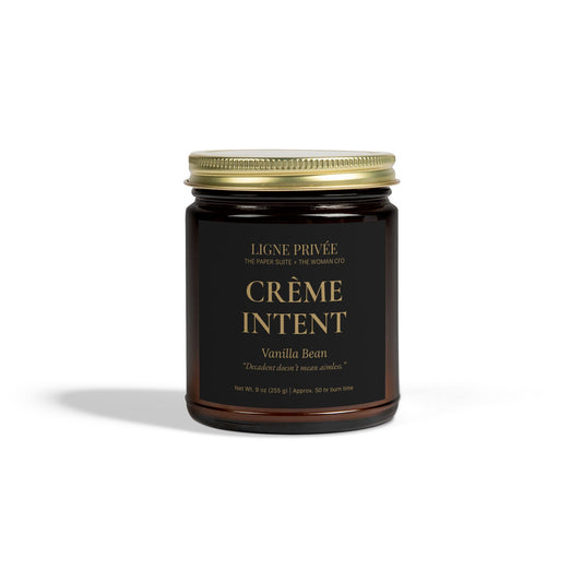 Ligne Privée Scented Candle – Crème Intent (Vanilla Bean, 9 oz)